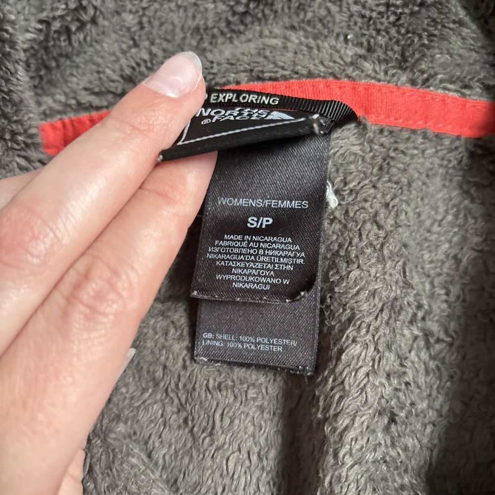 The North Face Osito Fleece Zip Up‎ Jacket Dark Khaki Green Women's Small - Picture 3 of 7